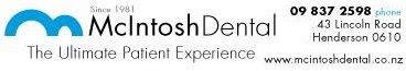 Proudly Sponsored By McIntosh Dental, Your Membership Card Entitles You To A 10% Discount