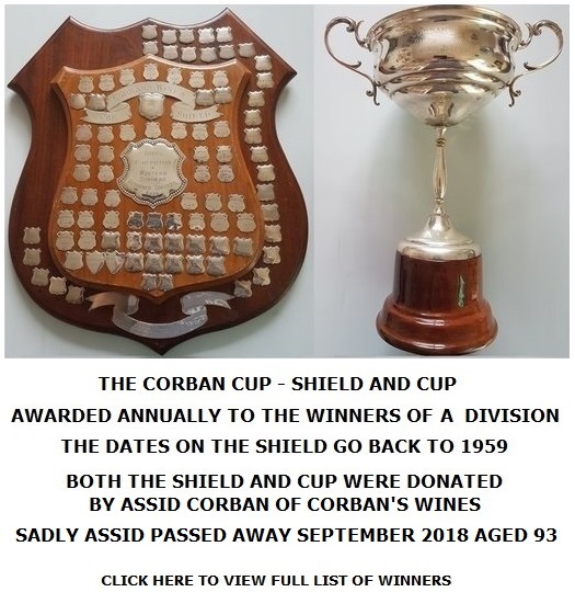 CORBAN CUP - SHIELD & CUP
